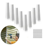SUNFEX Corner Trim 8-Inch Aluminum Siding Corner House Exterior Outside Corner Trim