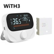 SUNFEX For Tuya Smart Thermostat Wifi Rf Wireless Temperature Controller For Gas Boiler Water Heating Works Wall Fireplace Thermostat