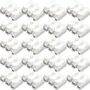 SUNFEX Spring Electrical Connectors Wire Terminal Block Clamp Cable Reusable 3 Way