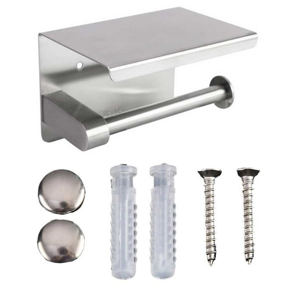 SUNFEX Toilet Paper Holder With Shelf Bathroom Toilet Paper Holders