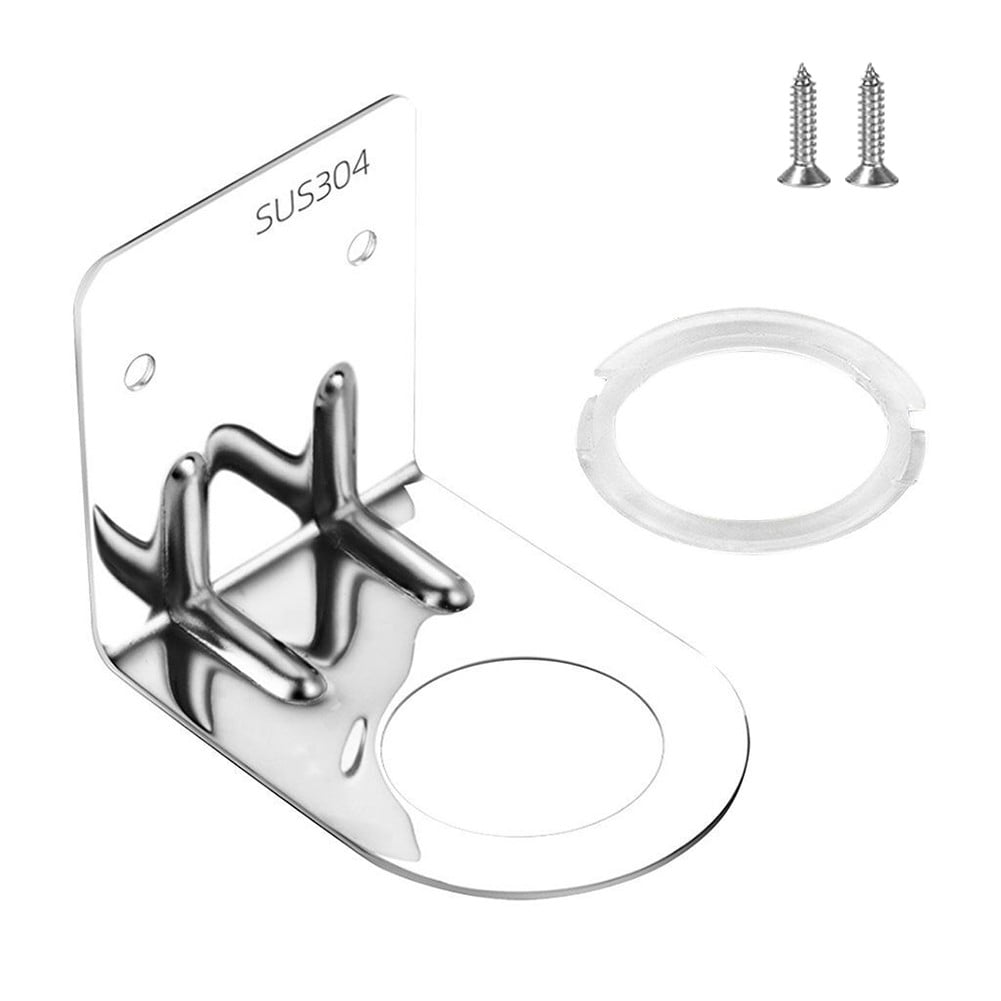 SUNFEX Wall Mounted Shower Gel Bottle Holder Stainless Steel Soap