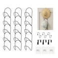 thumbnail image 1 of SUNFICON 15 Pack Baseball Cap Rack Hat Rack Wig Rack Organizer Holder Closet Over Door Hanger Wall Mounted Black, 1 of 8