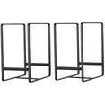 thumbnail image 1 of SUNFICON 2 Pack Plate Holders Organizers Black Upright Cabinet Dish Drying Racks Metal Plate Dish Organizers Racks Stands for Countertop and Cupboard, 1 of 8