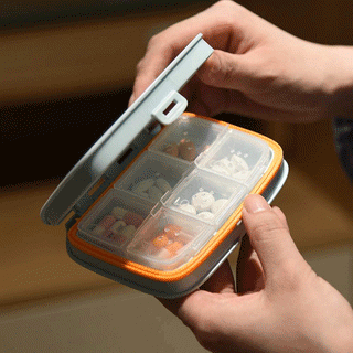  Medicine Cabinet, Dust-Proof Pill Storage Container