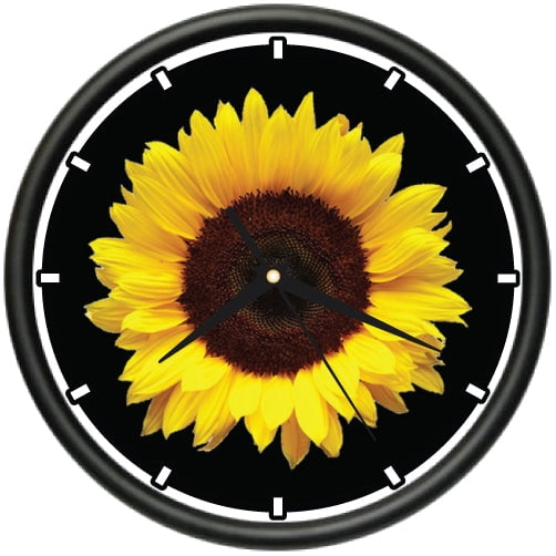 SUNFLOWER Wall Clock flower florist shop gift