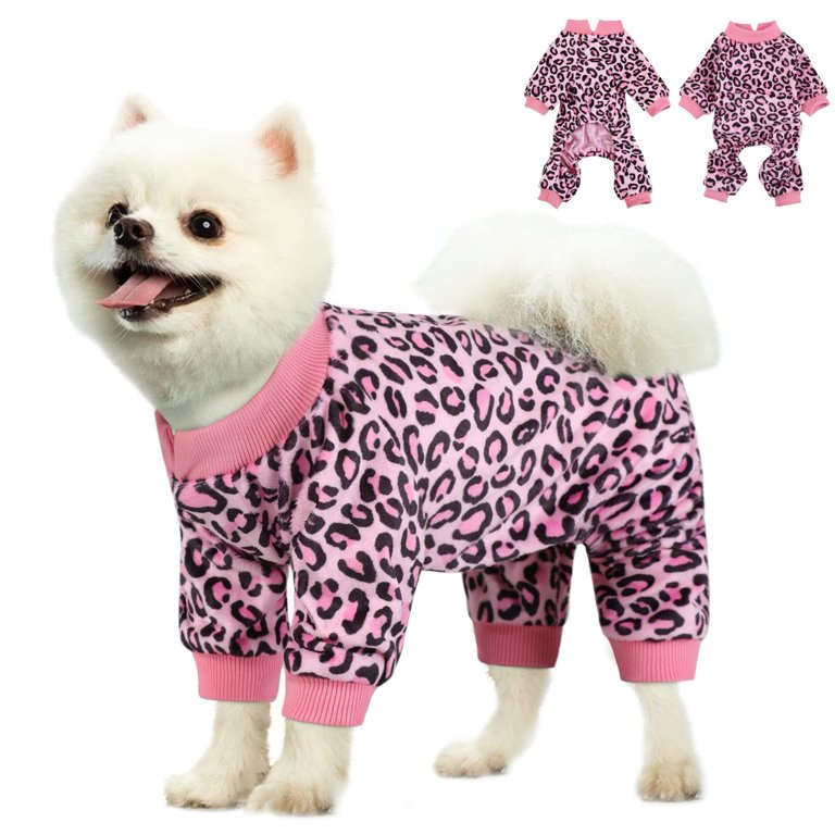 Leopard Lightweight Dog Pajamas