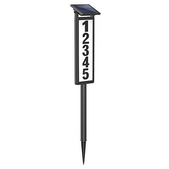 SUNGATH Lighted House Address Numbers Sign Plaques, Solar Powered House Numbers Light for House and Yard (Height 35 Inches, 1 Pack)