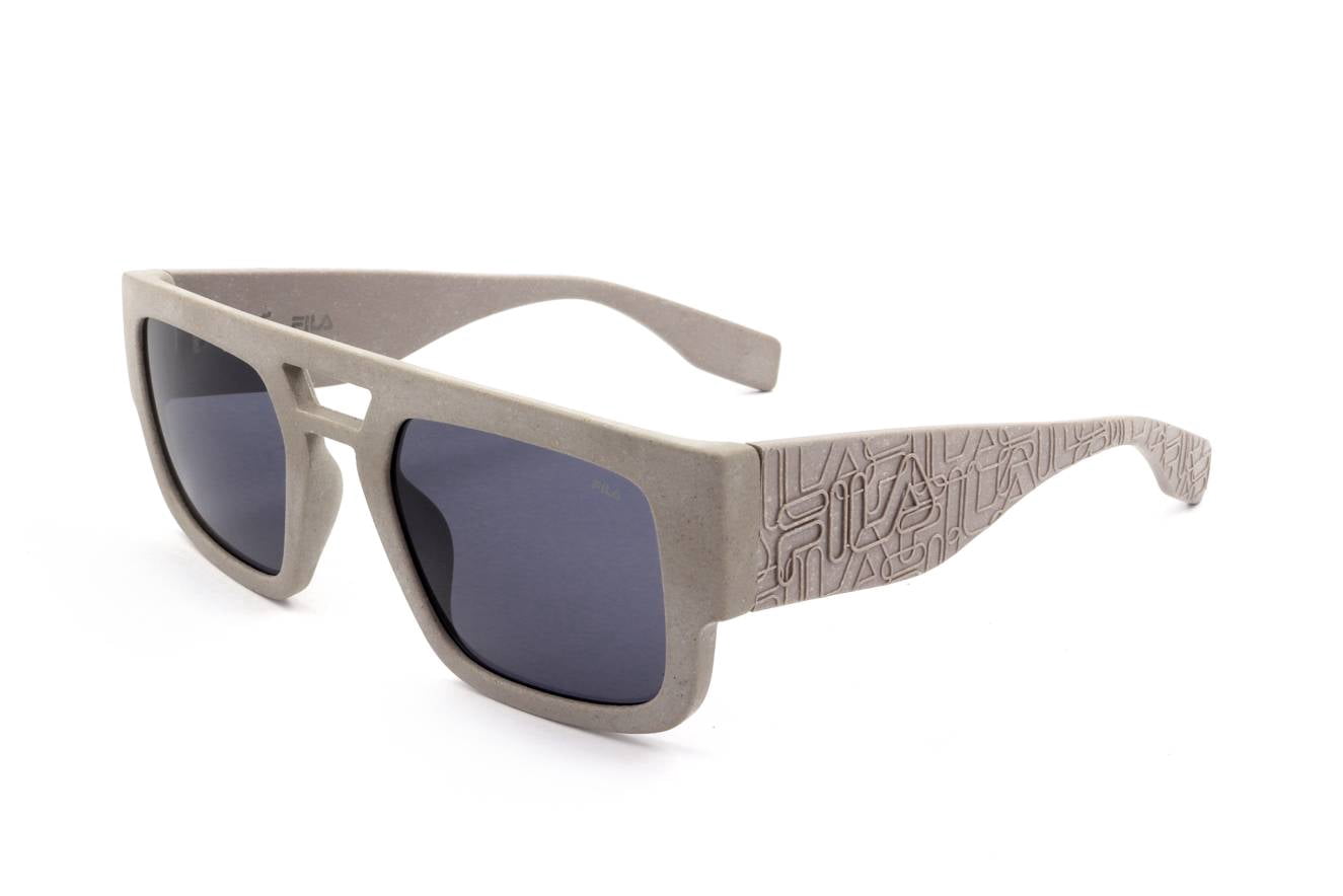 SUNGLASSES - POLARIZED FASHION SUN GLASSES FILA GRAY BEIGE MEN SFI085 500CC3