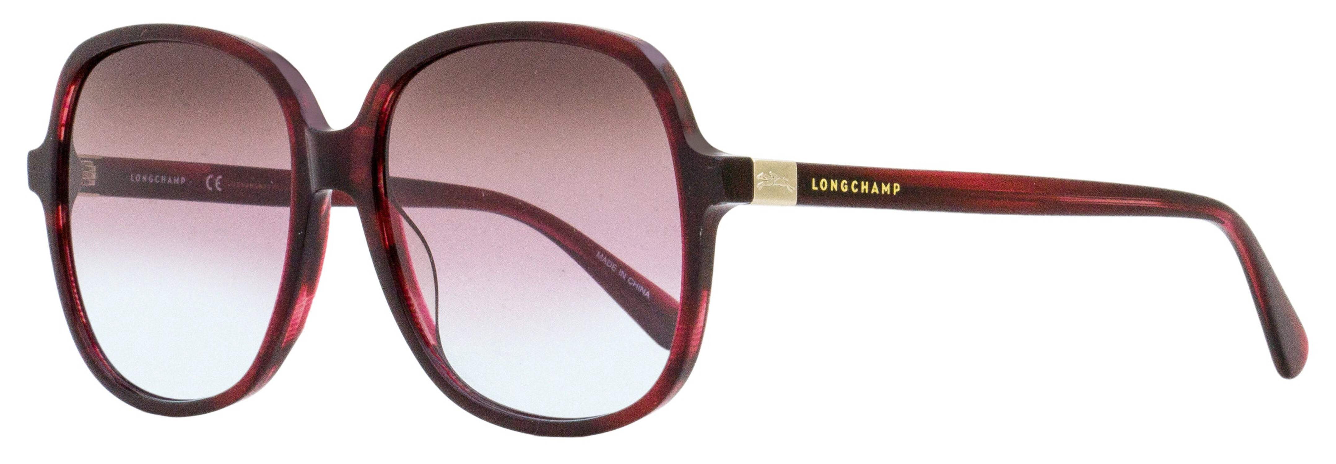 Longchamp Square Sunglasses LO668S 514 Marble Rouge 58mm  display picture 3