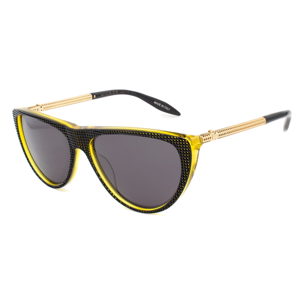 SUNGLASSES - POLARIZED FASHION SUN GLASSES MILA ZB BLACK WOMEN MZ 