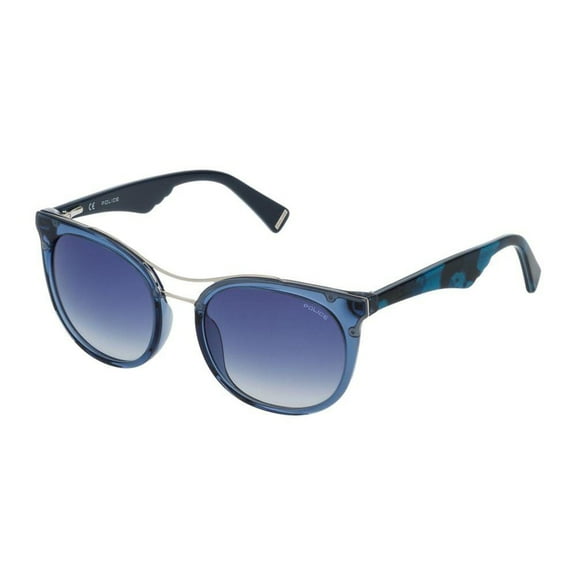 SUNGLASSES - POLARIZED FASHION SUN GLASSES POLICE BLUE BLUE WOMEN SPL758 520955