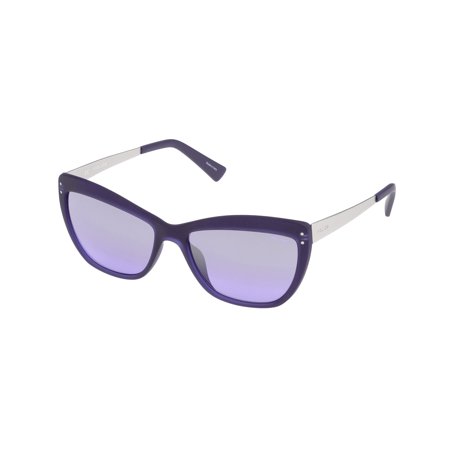 SUNGLASSES - POLARIZED FASHION SUN GLASSES POLICE PURPLE BLUE WOMEN S1971 56899X