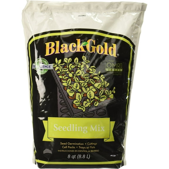 Sun Gro Horticulture Black Gold 1311002 8-Quart Seedling Mix, ba