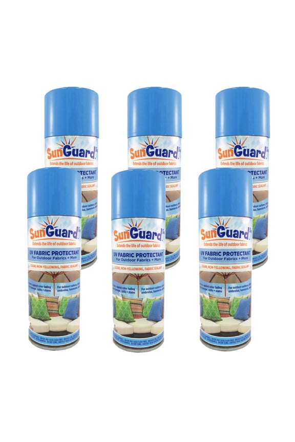 Fabric UV Sealant Spray for Fading, Waterproof Protection and Stain Resistance for Outdoor & Indoor Fabrics (6-Pack)