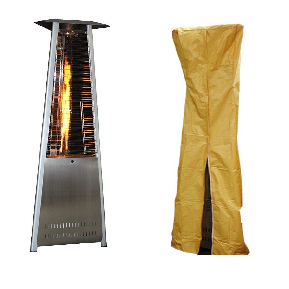 Triangle Radiator Heater SUNHEAT Stainless Steel Triangle Patio Heater for Outdoors - Walmart ...