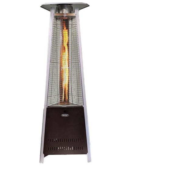 NEW! 6 2 Decorative Flame Triangle Glass Tube Golden Hammer Commercial Patio Heater PHTRGH-34