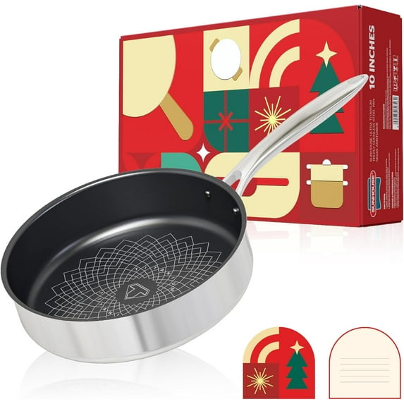 SUNHOUSE Cookware for Cooking (FRY PAN (LIMITED BOX), 10 inch)