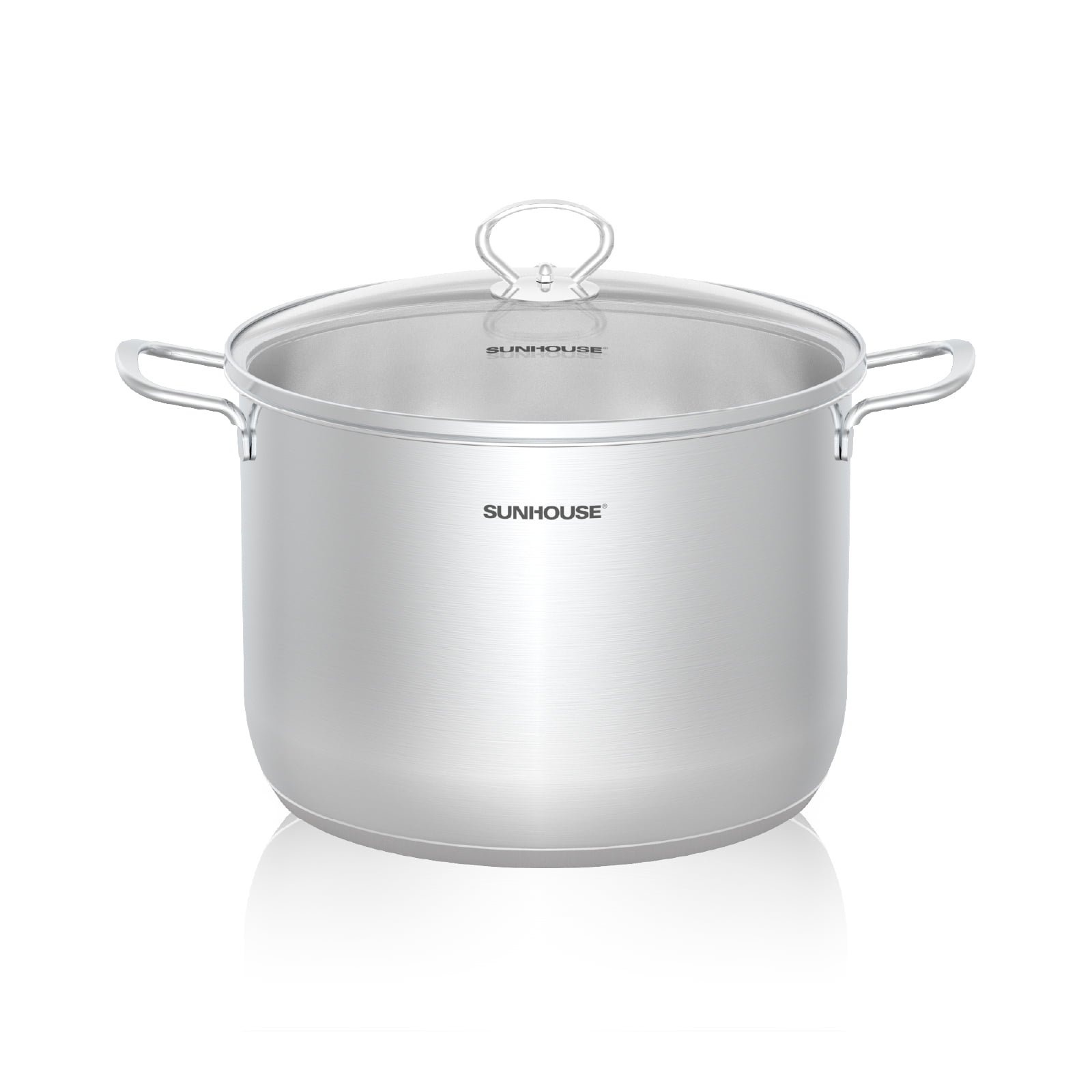 SUNHOUSE Stainless Steel Stock Pot – 12 Quart Heavy-Duty Induction ...