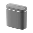 SUNHUFA 14L Smart Sensor Trash Can Electric Garbage Bin for Narrow