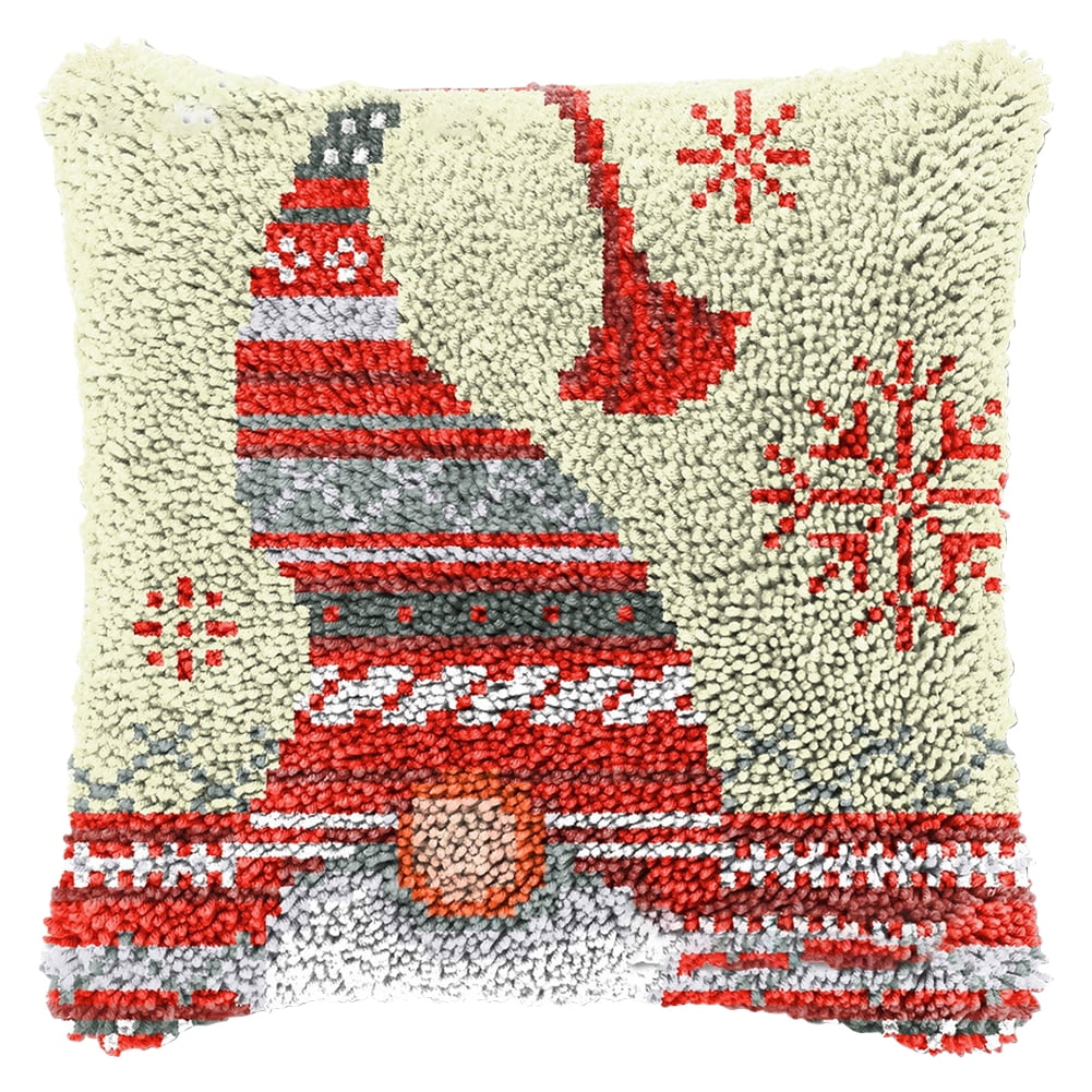 SUNHUFA 17x17inch Latch Hook Kits Cotton Blended Cartoon Style for