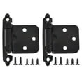 SUNHUFA 2Pcs American Self Closing Spring Hinge with Screws Furniture