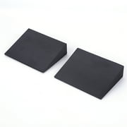 SUNHUFA 2Pcs Yoga Wedge Blocks Non-Slip Squat Wedge Block for Home Gym (12x9x3cm)