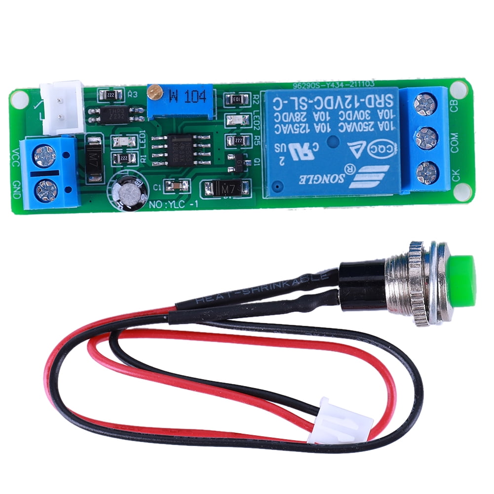 SUNHUFA DC 12V Delay Turn Off Module 110sec Timing Relay Time Switch