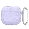thumbnail image 1 of SUNHUFA Silicone Case Protector w/ Carabiner Cute Cover for AirPods 4 Gen (2024)(Purple), 1 of 9