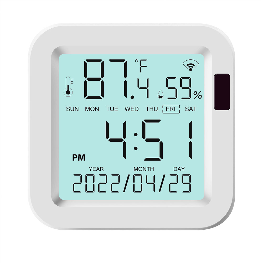 SUNHUFA Smart WiFi Digital Indoor Thermometer Hygrometer Support Alexa