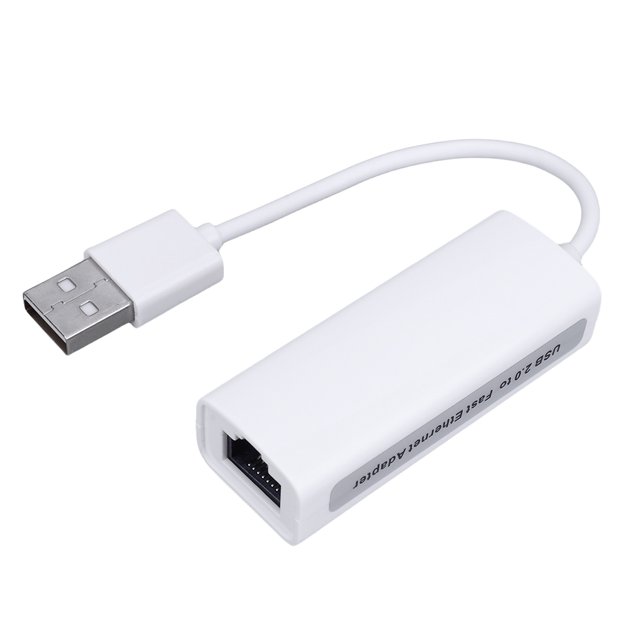 SUNHUFA USB Adapter 100Mbps Wired LAN Adapter Support Windows