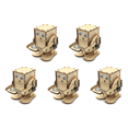 SUNHUFA Wooden Robot Eating Coin DIY Educational Physics Experiment