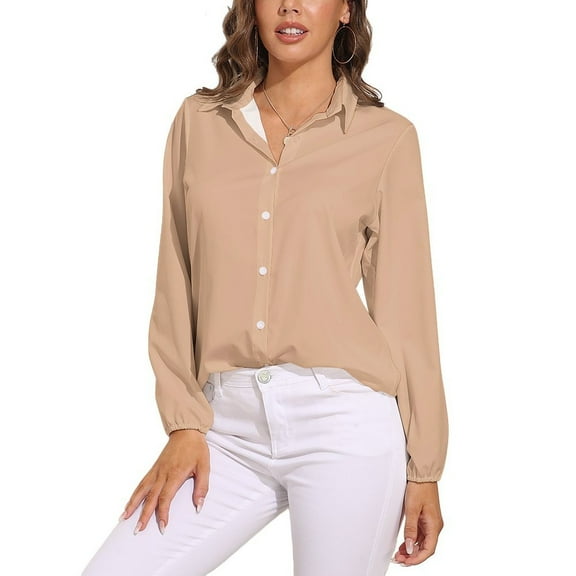 SUNKISSED GOLD Long Sleeve Blouse Woman Streetwear Casual Shirts Summer Oversize Woman Streetwear Clothing Birthday Present