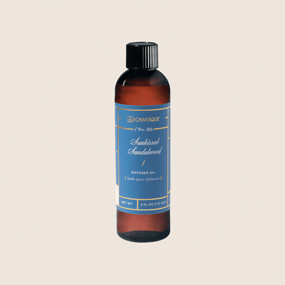SUNKISSED SANDALWOOD Aromatique Reed and Ceramic Diffuser Oil Refills - 4oz
