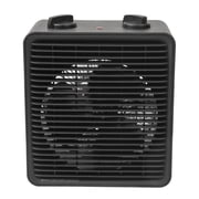 Sunko Black 1500W Electric 2-Speed Forced Air Heater with Adjustable Thermostat