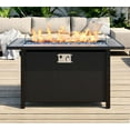 SUNLEI 45 Inch Gas Fire Pit Table, Patio Outdoor Propane Fire Pits with