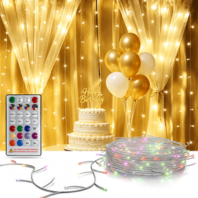 LED Fairy Lights USB Powered String Lights, 33Ft 400 LED Multicolor Firecracker Cluster Twinkle Light with Remote, Waterproof Wire Starry Light for Christmas Tree Party Bedroom Window DIY Craft Decor