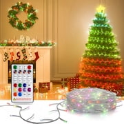 LED Fairy Lights Battery Operated String Lights, 10Ft 120 LED Multicolor Firecracker Cluster Twinkle Light with Remote, Waterproof Wire Starry Light for Christmas Tree Party Bedroom Window DIY Decor