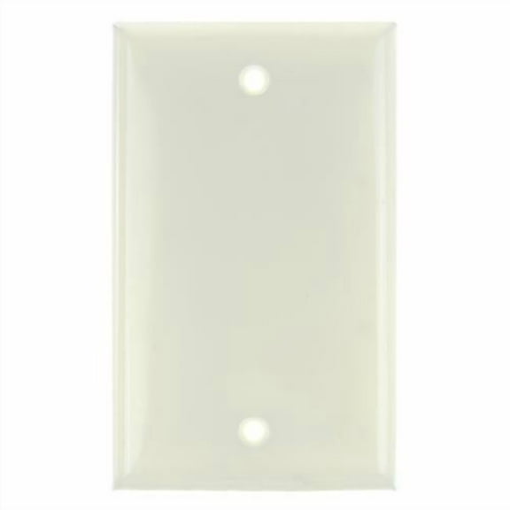 SUNLITE 1 Gang Blank Wall Plate Almond Color E401A