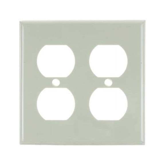 SUNLITE Almond E212IA 2 Gang Duplex Receptacle Plate