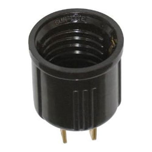 SUNLITE E187 Outlet To Medium Socket Adapter - Carded