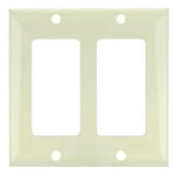 SUNLITE 2 Gang Decorative Plate Almond Color E302A