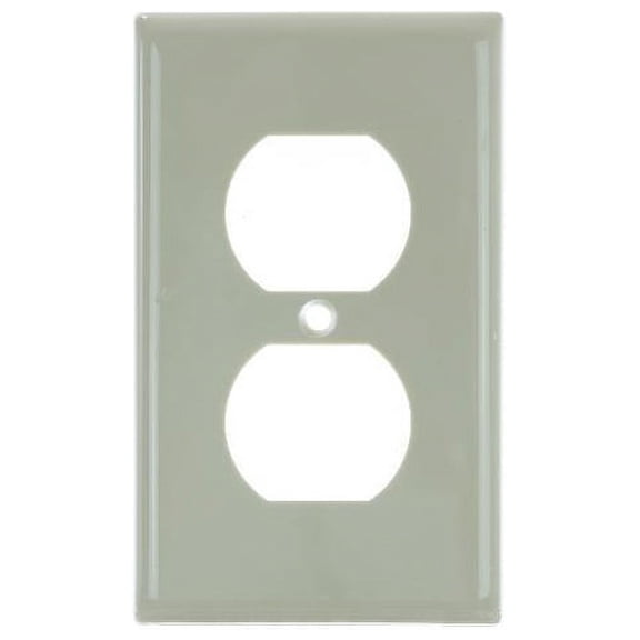 SUNLITE Ivory E211I 1 Gang Duplex Receptacle Plate