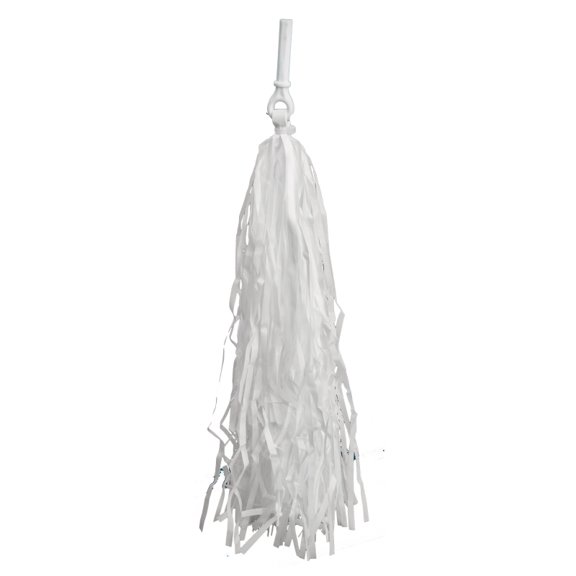 Sunlite Pom Pom Bicycle Handlebar Streamers // White // Pair
