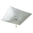 thumbnail image 1 of SUNLITE Square Classic White Glass Finish Ceiling Fixture, 1 of 3