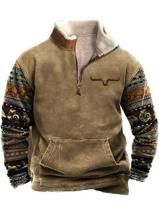 Western pullovers for men outlet