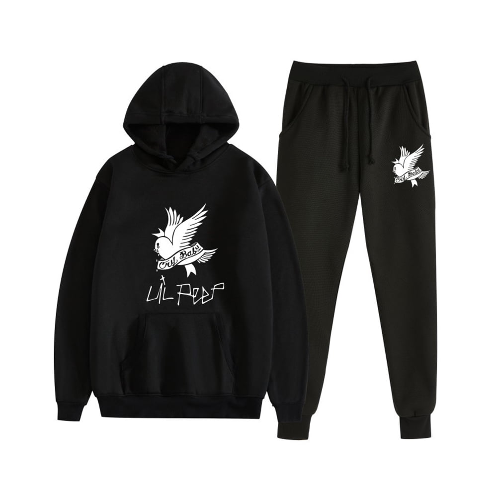 SUNLON Lil Rapper Peep Hoodie Jogger Pants Set Sad Kosovo Ubuy