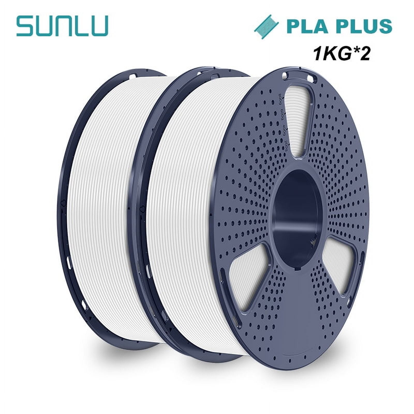 SUNLU 3D Printer Filament PLA Plus 1.75mm, SUNLU Neatly Wound 1.75mm ...