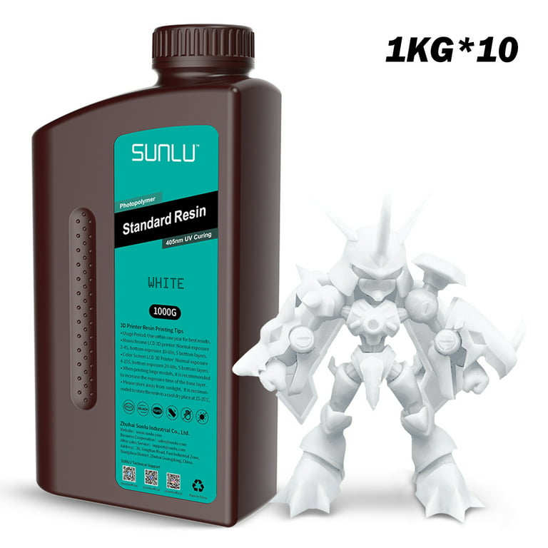 SUNLU ABS-Like Resin 10KG UV 405nm Photopolymer LCD Printer Liquid