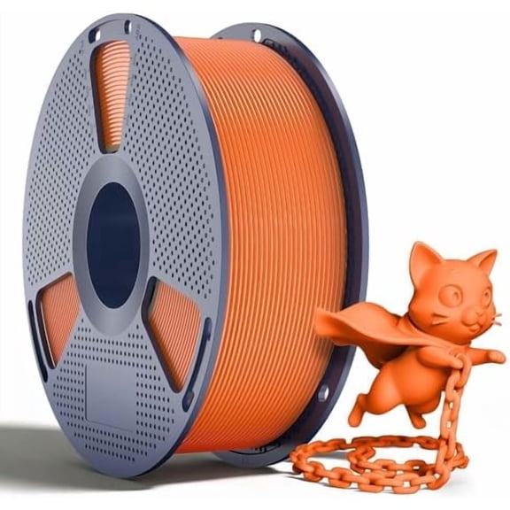 SUNLU PLA+2.0 Filament 1.75mm, Upgraded Tougher & Stronger PLA for Printers, Smooth & Neatly , +-0.02mm Accuracy, 1KG Spool (2.2lbs),SunnyOrange