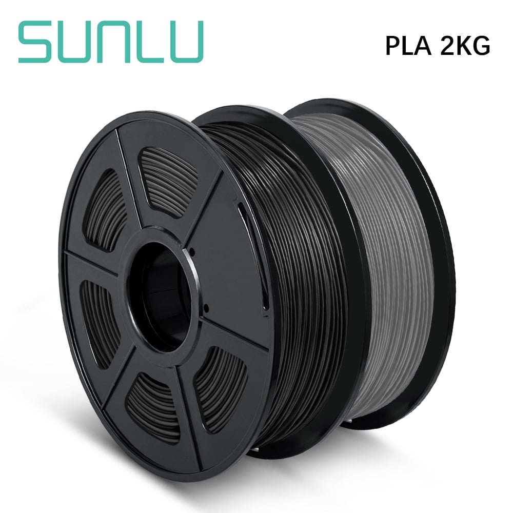  PLA 3D Printer Filament, PLA Filament 1.75mm for 3D Printing,  Dimensional Accuracy +/- 0.02mm, Black 1kg Spool (2.2lbs) : Industrial &  Scientific